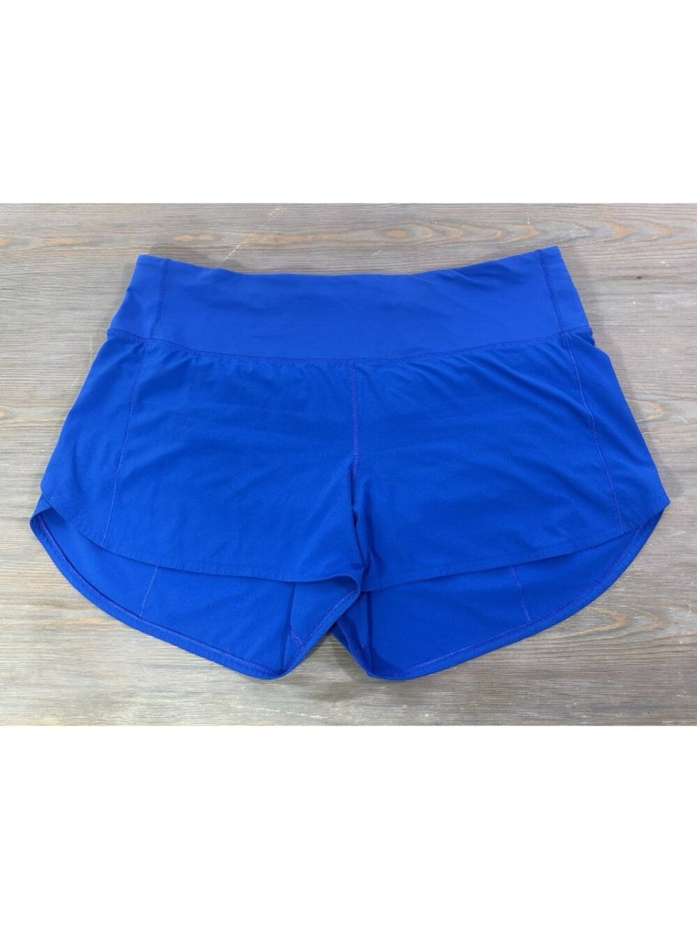 Lululemon Speed Up Lined Short 4” Jet Stream Blue Women’s 14 EUC Read